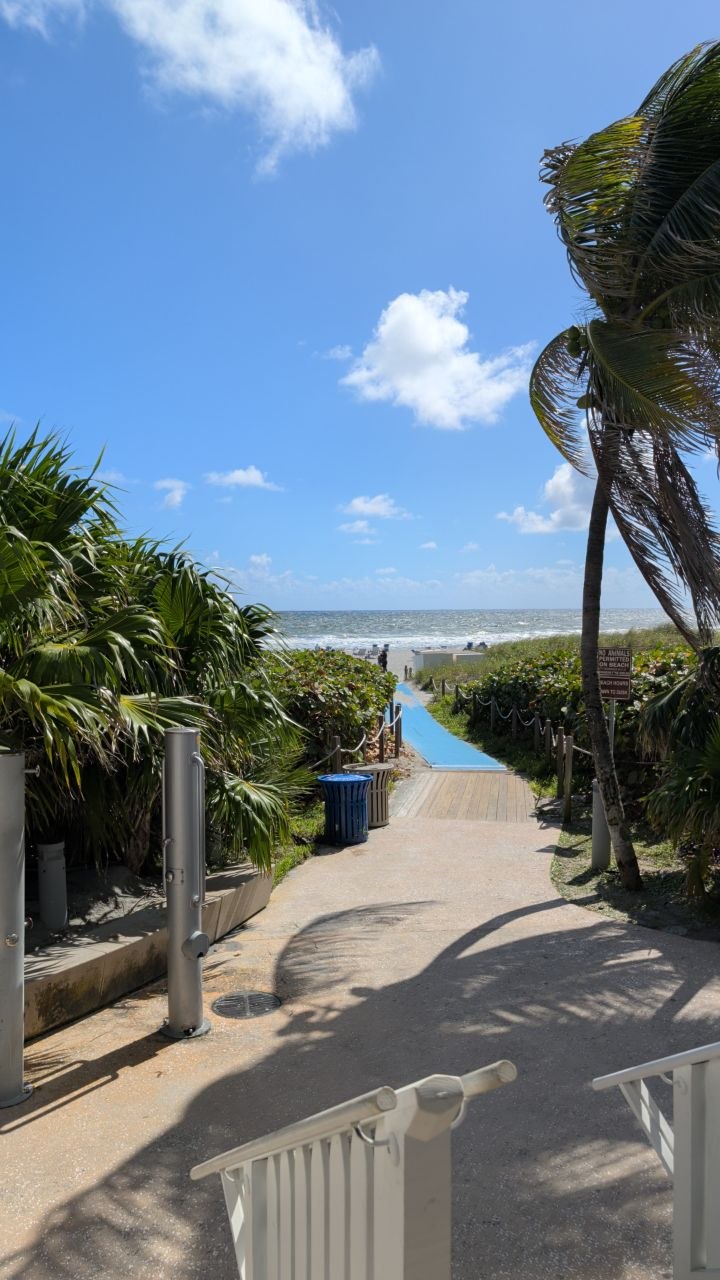 Delray Beach Weg zum Strand