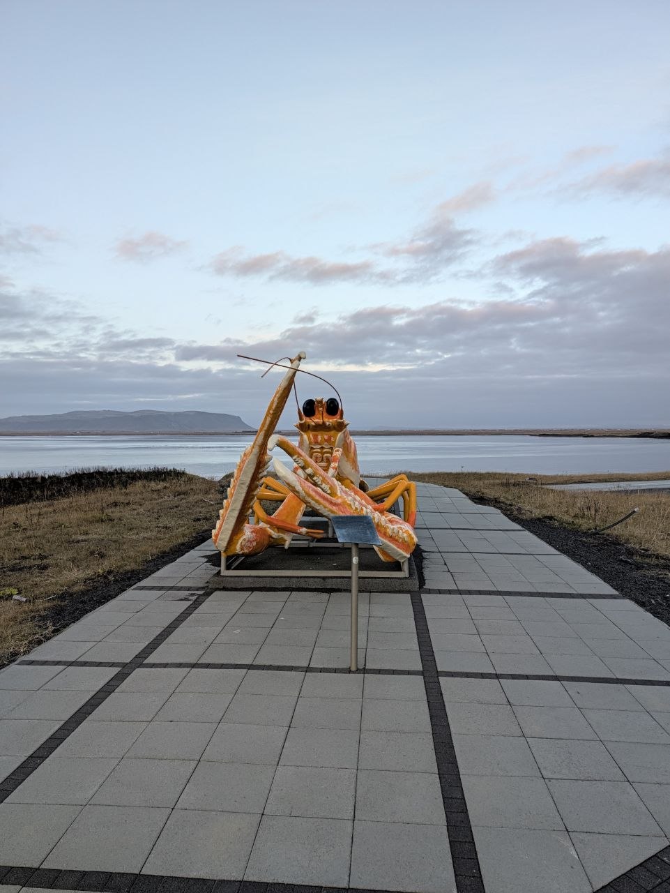 Riesenhummer Statue Island