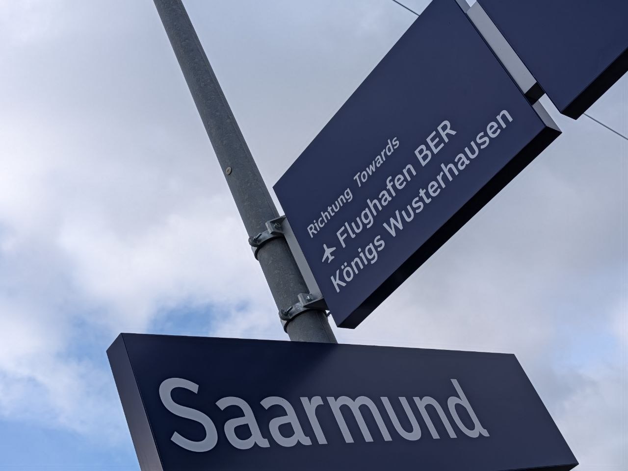 Saarmund - Richtung Flughafen BER